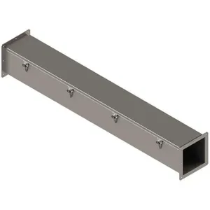 HOFFMAN F66W48SS Feed-Through Wireway 6 Inch Width x 6 Inch Height | AH3HGU 32FM72