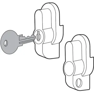 HOFFMAN UUHPL Padlock Kit Handle Stainless Steel | AG2TWB 32FT88