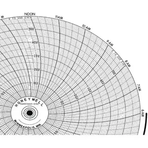 HONEYWELL BN 24001660-052 Chart 10.313 In 0 - 600 1 Day Pk 100 | AG7DRD 5MEF2