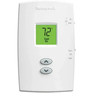 HONEYWELL TH1110DV1009/U Vertical Non Programmable Thermostat, Backlit LCD Display | AC2AQH 2HFF4