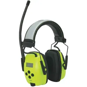 HOWARD LEIGHT 1030390 Electronic Ear Muff Am/fm Hi-visibility 25db | AC6UDV 36G710