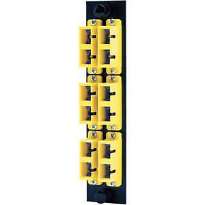 HUBBELL PREMISE WIRING FSPSCDS6Y FSP Adapter Panel SC Duplex Yellow | AG6XRY 49K820