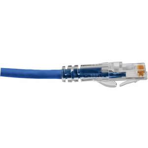 HUBBELL PREMISE WIRING HC6AB45 Fiber Optic Patch Cord Blue 45 Feet | AG6XTJ 49K857