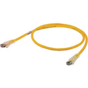 HUBBELL PREMISE WIRING HC5EY10 Patch Cord Cat5e 10ft Yellow | AF2XRC 6YTJ6