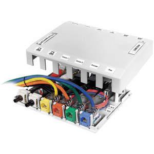 HUBBELL PREMISE WIRING ISB12W Surface Mount Box 12 Ports White | AF7TEF 22LV06