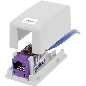 HUBBELL PREMISE WIRING ISB1W Surface Mount Box 1 Port White | AF7TEG 22LV07