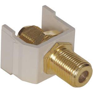 HUBBELL PREMISE WIRING SFFGOW Snap Fit Connector White Gold F Connect | AF7TEU 22LV25