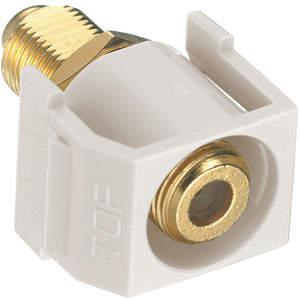 HUBBELL PREMISE WIRING SFGRFOW Snap Fit Connector White F Connect | AF7TEV 22LV27