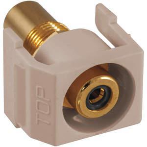 HUBBELL PREMISE WIRING SFRCBKRAL Snap Fit Connector Schwarz/Ald RCA/RCA Recd | AF7TNH 22LX16