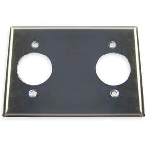 HUBBELL WIRING DEVICE-KELLEMS HBL23909HG Wall Plate 3-Gang, Ss | AC8QJY 3D563