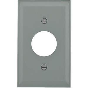 HUBBELL WIRING DEVICE-KELLEMS HBL3027AEIV Raceway Single Receptacle Cover Ivory | AB3FZX 1RYN2