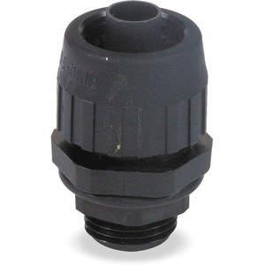 HUBBELL WIRING DEVICE-KELLEMS P038NBKA Insulated Conector 3/8 Inch Nylon Straght | AE8FYR 6D101