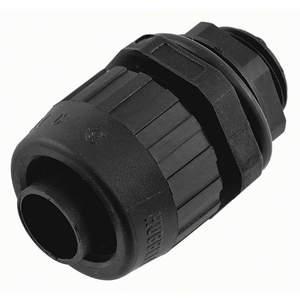 HUBBELL WIRING DEVICE-KELLEMS P075NBKA Insulated Conector 3/4 Inch Nylon Straght | AE8FYU 6D103