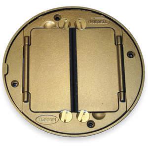 HUBBELL WIRING DEVICE-KELLEMS S1TFCBRS Tile Flange Cover SystemOne Brass | AB9MNN 2DZP4