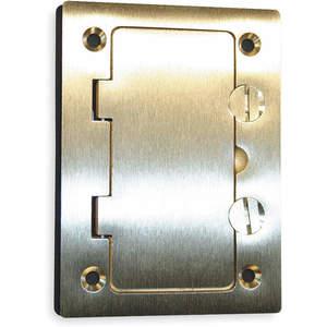 HUBBELL WIRING DEVICE-KELLEMS S3826 Floor Box Cover Rectangular Style Line | AB9HMN 2DDX1
