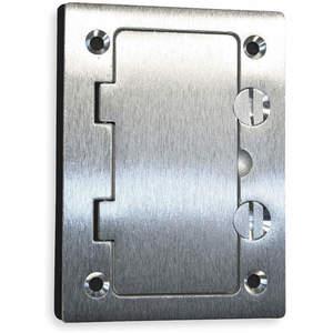 HUBBELL WIRING DEVICE-KELLEMS SA3826 Floor Box Cover Rectangular Style Line | AB9HMR 2DDX4