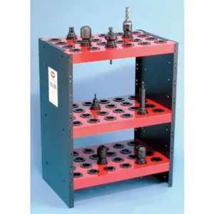 HUOT 13870 Tool Holder 3 Shelf Steel 63A HSK 72 Pc | AA7XFK 16T942