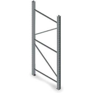HUSKY LU18420096 Welded Upright Frame 42 D x 96 H Gray | AB9DHY 2CAW3
