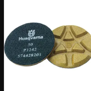 HUSQVARNA P 1242 Polishing Pads 50 Grit 5 In | AA8JMM 18G473