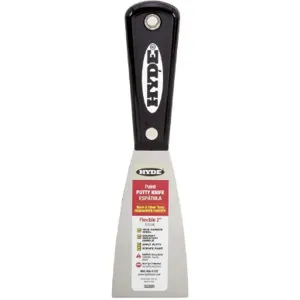 HYDE 02250 Putty Knife 2 Inch Width Carbon Steel | AE4LRL 5LL94