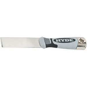 HYDE 06258 Chisel Scraper Stiff 1-1/4 Inch Width Grey | AA7ZRF 16W159