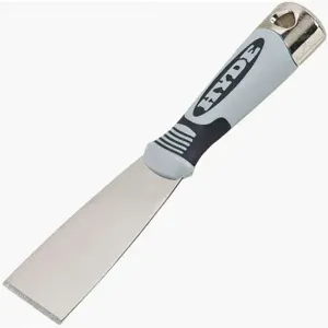 HYDE 06308 Putty Knife Stiff 2 Inch Width Plastic Grey | AA7ZRK 16W163