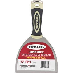 HYDE 06771 Joint Knife Flexible 5 Inch Width Black/cream | AB8AFX 24Z417