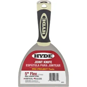 HYDE 06771 Joint Knife Flexible 5 Inch Width Black/cream | AB8AFX 24Z417