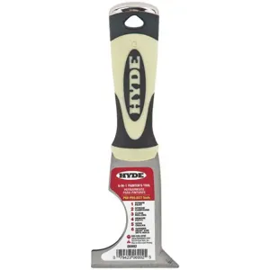 HYDE 06992 Painters Tool 6-in-1 Stiff 2-1/2 Inch Width | AB8AFZ 24Z419