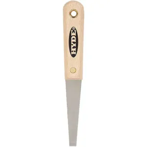 HYDE 07004 Chisel Scraper Stiff 3/8 Inch Width Tan | AB8AGJ 24Z429