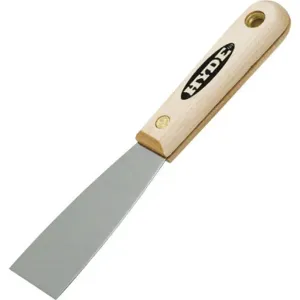 HYDE 07160 Putty Knife Stiff 1-1/2 Carbon Steel | AH8DBT 38HR97