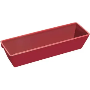 HYDE 09060 Drywall Mud Pan 12-1/2 Inch Plastic Red | AB8AGN 24Z433