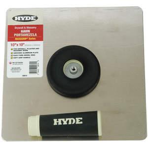 HYDE 09074 Drywall Hawk, 10 Length X 10 Width, Aluminium | AB8AGQ 24Z435