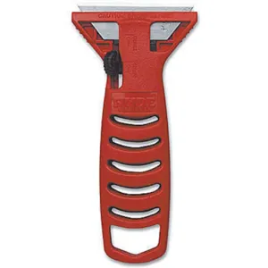 HYDE 13080 Razor Scraper Utility Carbon Steel Red | AF4RCH 9GE08