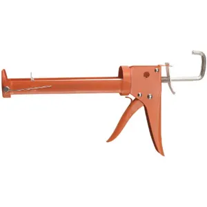 HYDE 46435 Caulk Gun Hex Rod Skeleton Orange 10 oz. | AH8DBA 38HR79