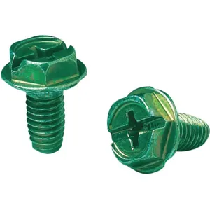 IDEAL 30-3594G Ground Screw 10-32 Green - Pack Of 100 | AA2HEA 10K067