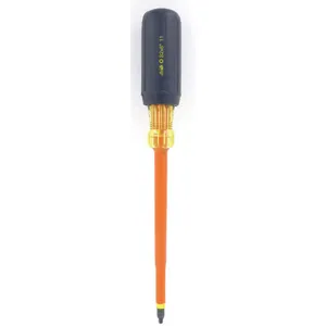 IDEAL 35-9693 Insulated Screwdriver Sq #2 x 10-1/4 In | AG6TVY 46W430