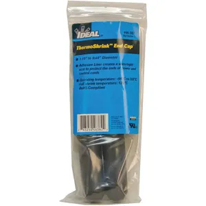 IDEAL 46-382 End Cap 0.980 Inch Id Black 2-3/4 Inch Pk 5 | AF9CWM 29UK07