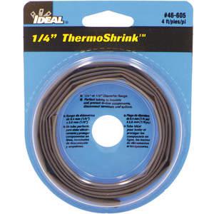 IDEAL 46-605 Shrink Tubing 0.268 Inch Id Black 4 Feet Pk 5 | AF9CUE 29UJ75