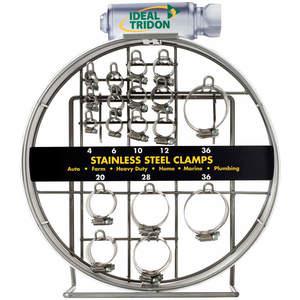 IDEAL 99903-1674-070 Hose Clamp Assortment Marine Stainless Steel | AF6QQZ 20CK90