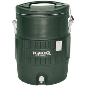 IGLOO 42052 Beverage Cooler 10 Gallon Green | AD2VTN 3UYY9