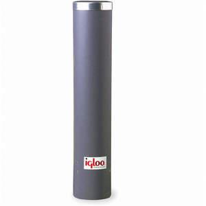 IGLOO 8242 Cup Dispenser Black 4 to 4-1/2 oz.Cups | AD3GJQ 3ZC43