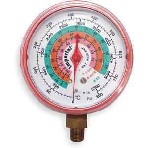 IMPERIAL 423-CR Replacement High Side Pressure Gauge, Red Colour, Dry Type | AB4LPJ 1YRP5