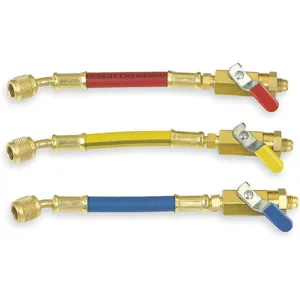 IMPERIAL 800-MBS Ball Valve Adapter Hose Set, 6 Inch Length - 3 Pieces | AC9VVP 3KU69