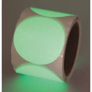 INCOM MANUFACTURING GTCL30 Glow-in-the-Dark Marking Tape Circle | AH7JQZ 36UV77