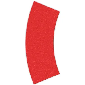 INCOM MANUFACTURING LM140R Floor Marking Tape Arc Red 6 Length x 2-1/2 Inch Width PK25 | AH7RWV 38CE86