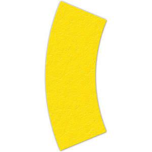 INCOM MANUFACTURING LM140Y Floor Marking Tape Arc Yellow 6 Length x 2-1/2 Inch Width PK25 | AH7RWH 38CE75
