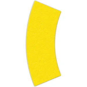 INCOM MANUFACTURING LM140Y Floor Marking Tape Arc Yellow 6 Length x 2-1/2 Inch Width PK25 | AH7RWH 38CE75