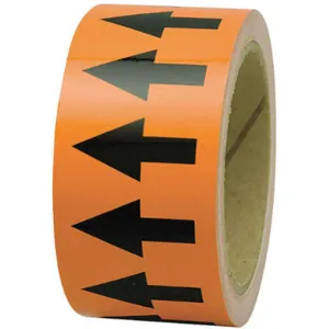 INCOM MANUFACTURING PMA453 Arrow Tape Black/orange 4 Inch Width | AF2HEQ 6TVJ1