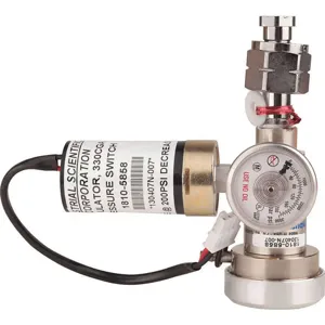 INDUSTRIAL SCIENTIFIC 18105858 Gas Regulator With Pressure Switch 650l Cga330 | AF7LPY 21XT07